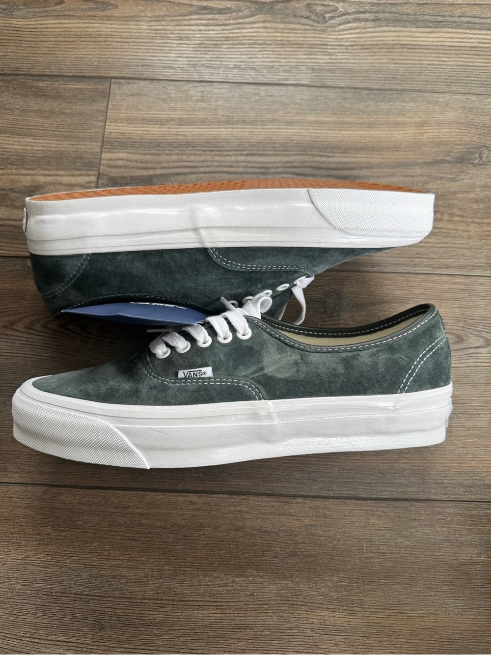 Vans Premium LX Authentic Reissue 44 Scarab Green Mens 10.5 Womens 12